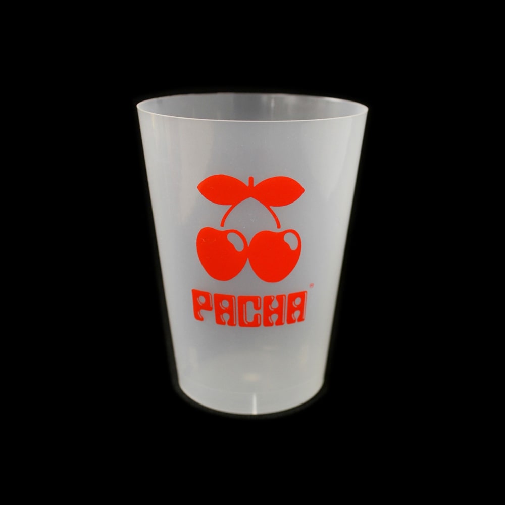 Vaso monouso reciclable tipo sidra PP-1mm