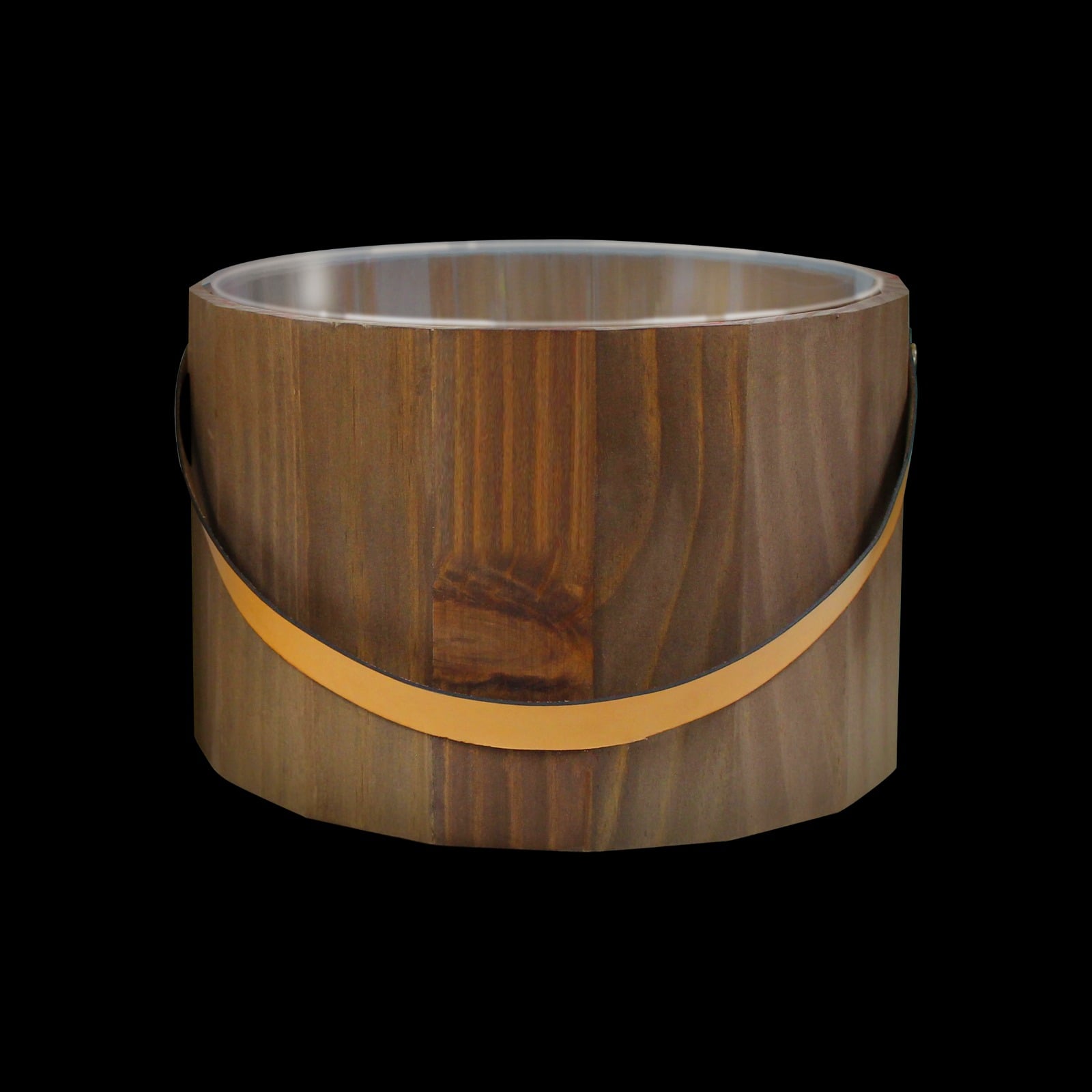 CUBITERA DE MADERA CIRCULAR 8L