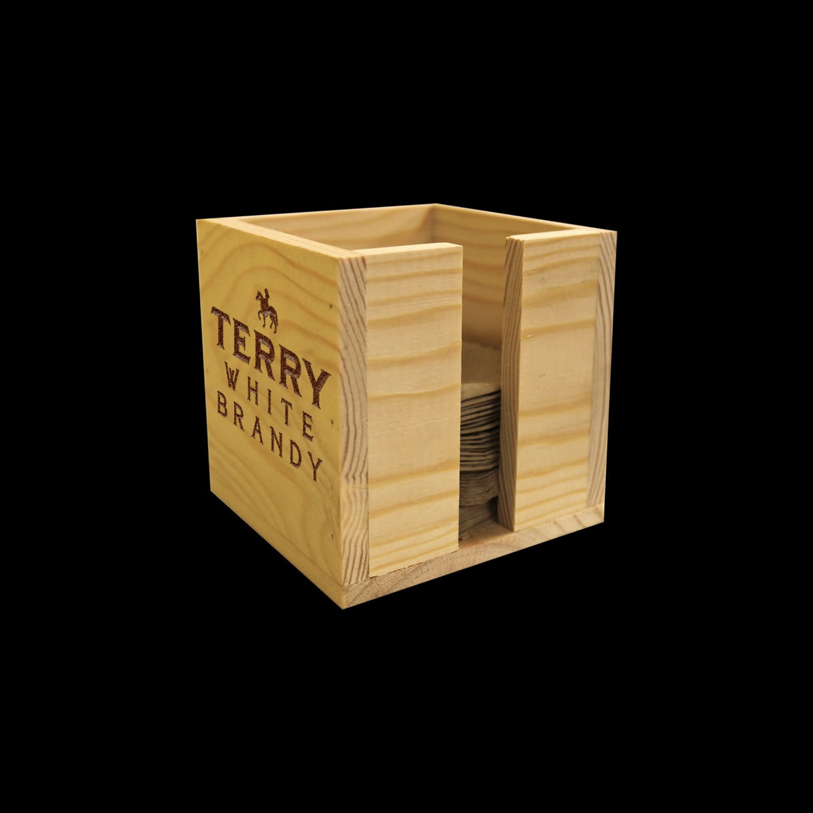 SERVILLETERO DE MADERA CUADRADO