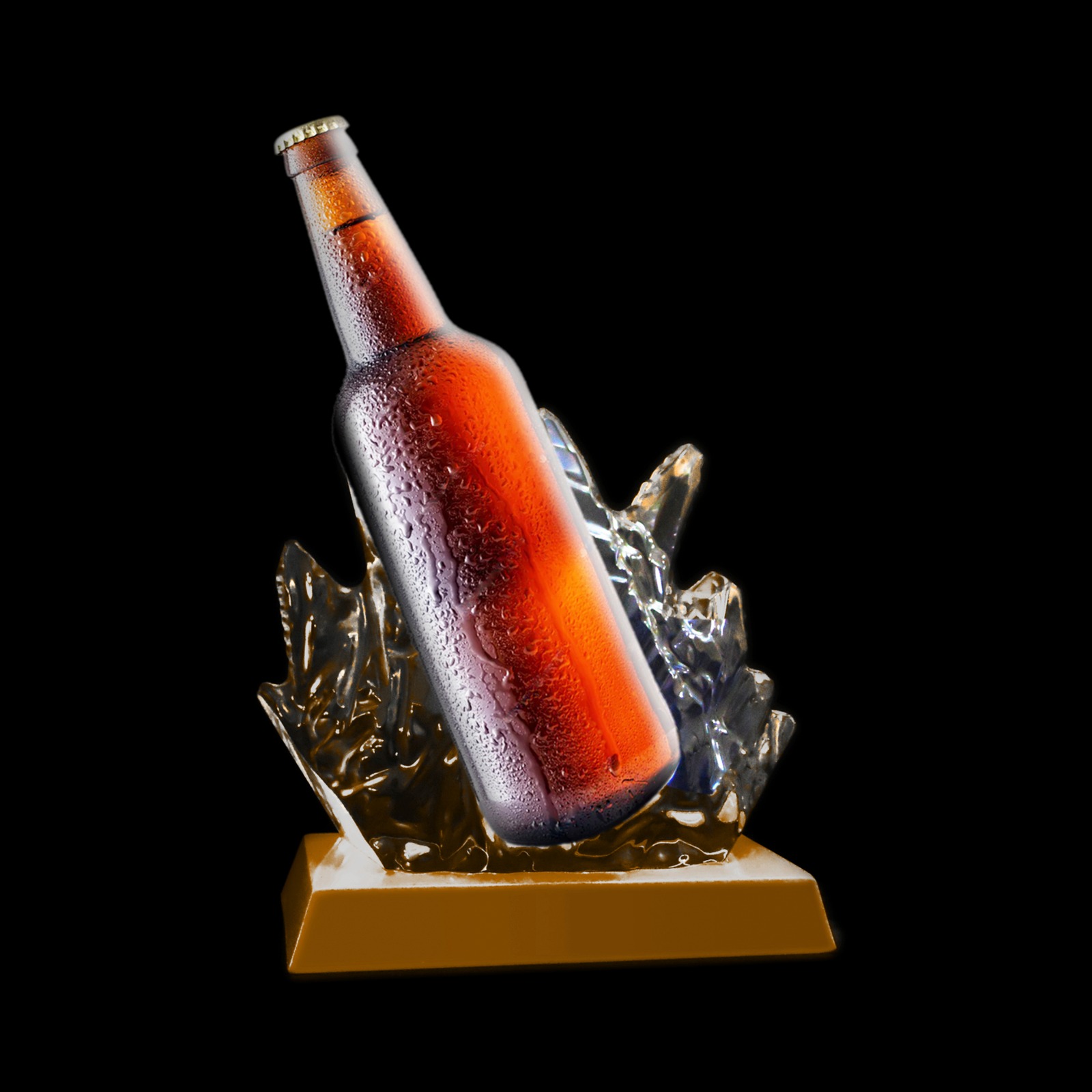 PLV PERSONALIZADO GLORIFICADOR PARA BOTELLAS